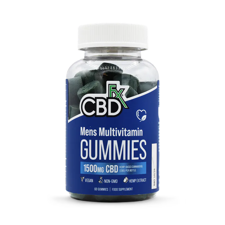 CBD FX Multivitamin Men Gummies 1500mg 60 gummies – Vitamins & Supplements > CBD Vitamins & Supplements > CBD Gummies