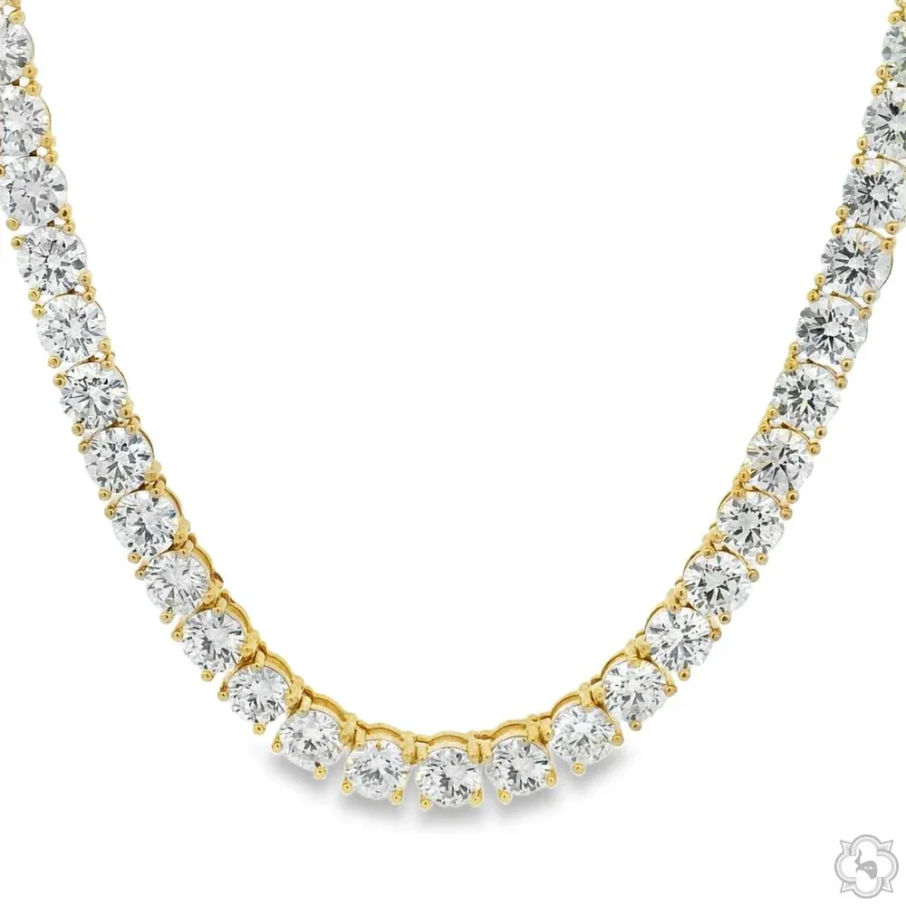 AHMED - For Him CVD 80 Pointer Diamond Tennis Chain 20 Inches 70401 in Rose Gold – Chain