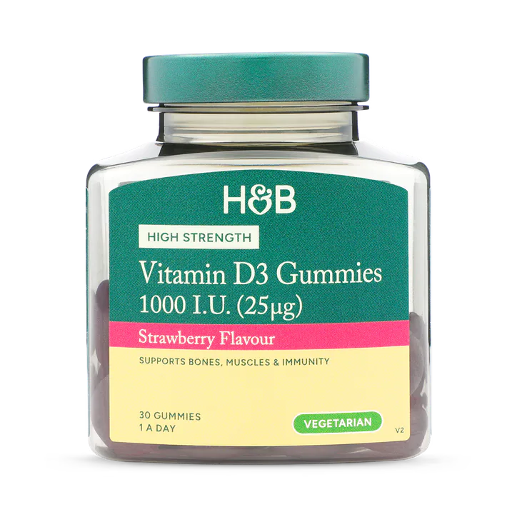 For Him Vitamin D 1000 I.U. (25ug) Strawberry Flavour 30 Gummies