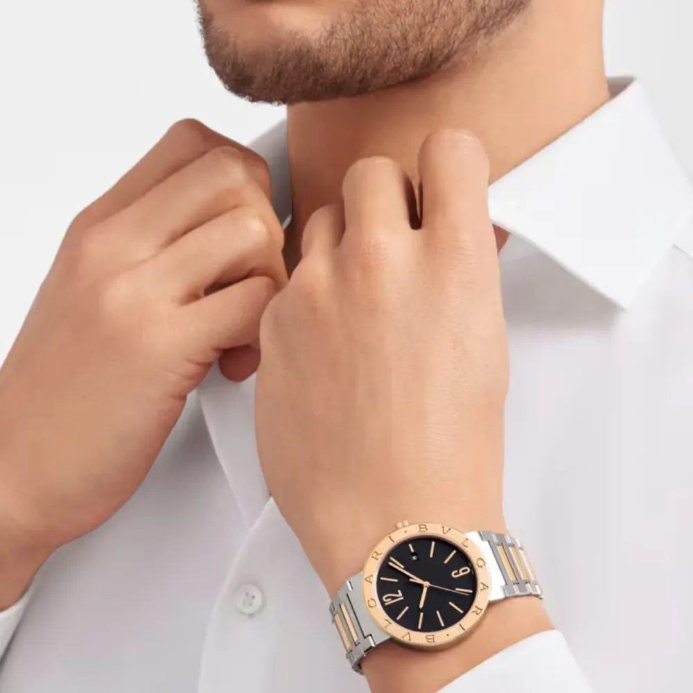 Bvlgari Bvlgari 41mm Mens Watch Black Stainless Steel detail 3