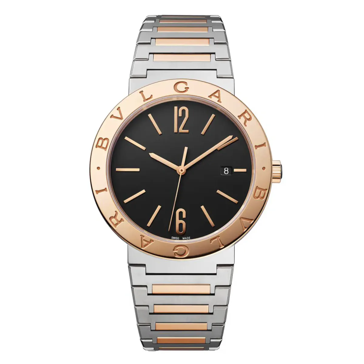 Bvlgari Bvlgari 41mm Mens Watch Black Stainless Steel