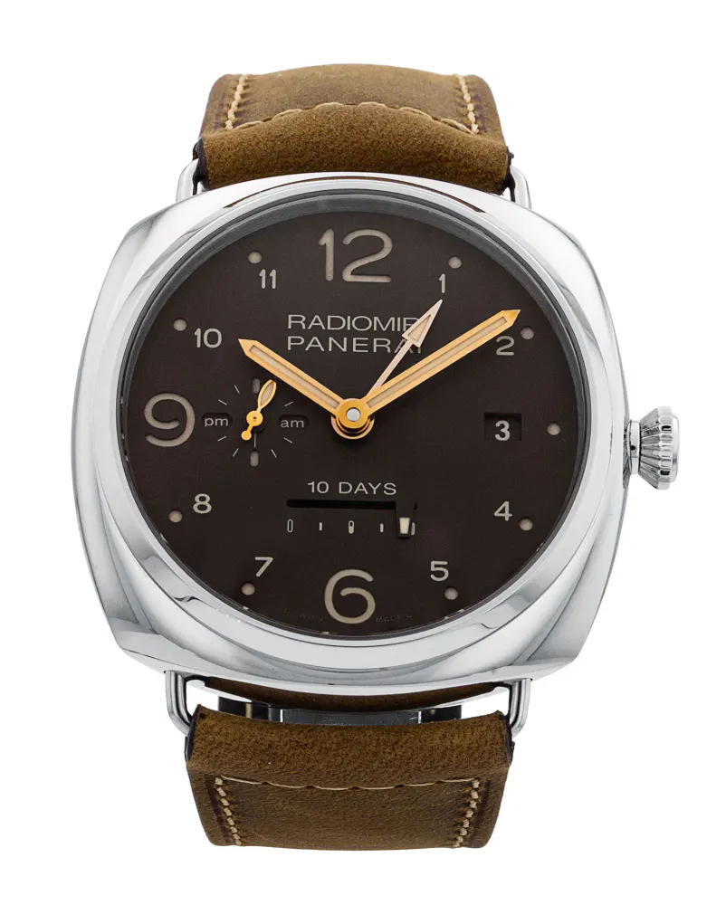 Panerai Radiomir Automatic PAM00391 — 2012 — Very good in Brown Quarter Arabic – Pre-owned watches