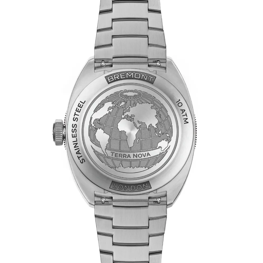 Bremont Terra Nova 40.5 Turning Bezel Power Reserve in Blue, additional product view 2