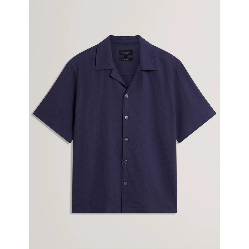 Ted Baker Men's Patterned Short Sleeve Shirt