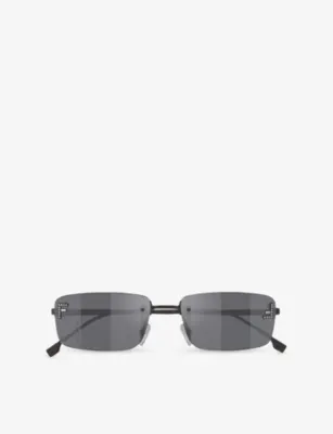 FENDI FE4172US Rectangle-Frame Metal Sunglasses detail 3