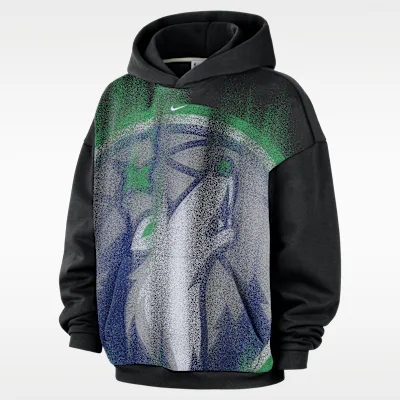 Nike Minnesota Timberwolves Standard Issue Men's Fleece Basketball Hoodie - Black/White in Black/White – Nike men's and unisex