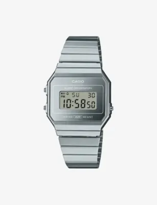 CASIO A700 Series Digital Watch in SILVER – Jewellery & Watches | Mens watches