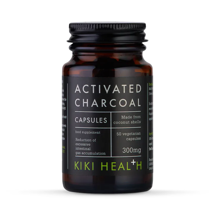 KIKI HEALTH Activated Charcoal - 50 Vegicaps