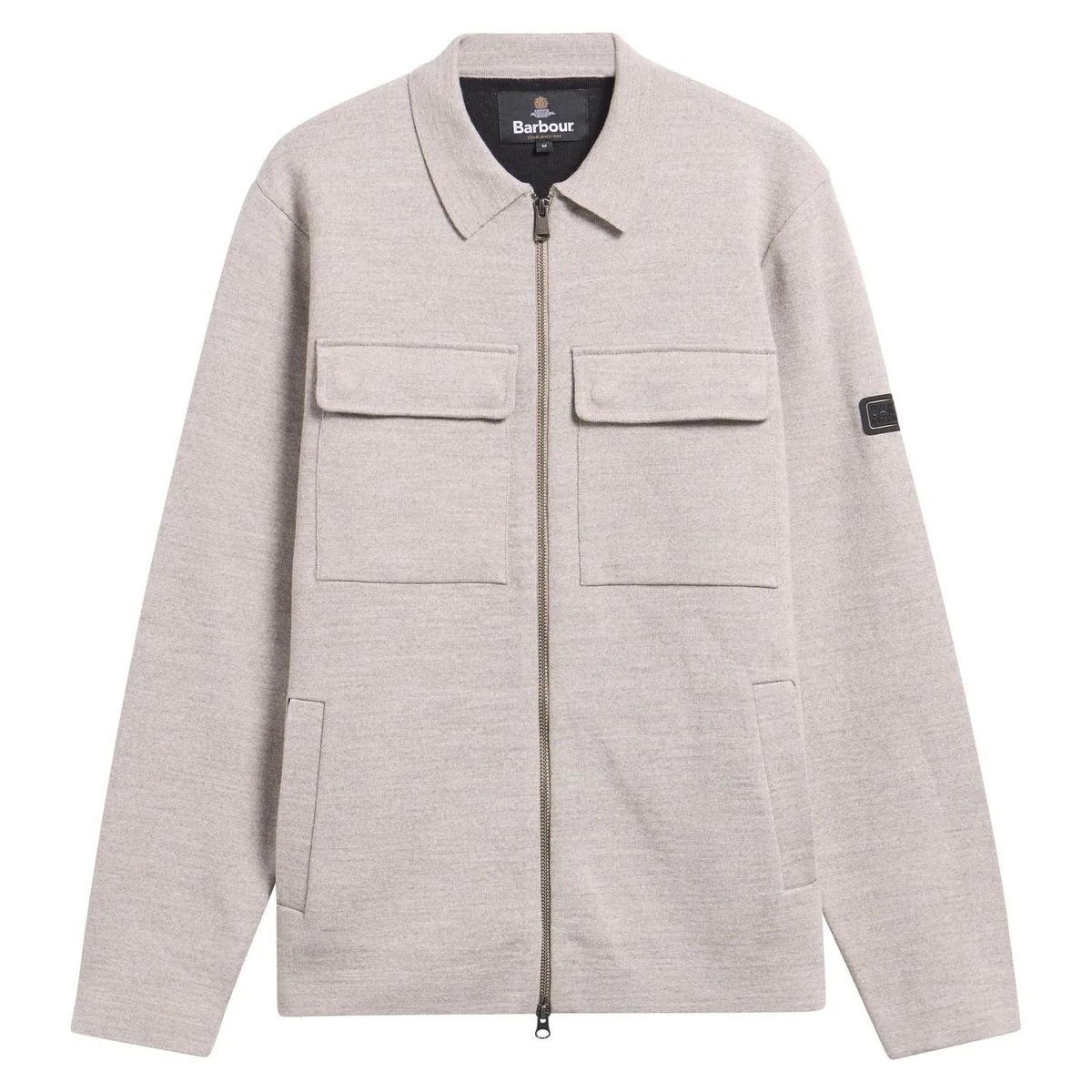 Barbour International Men's Burley Zip-Through Wool Cardigan