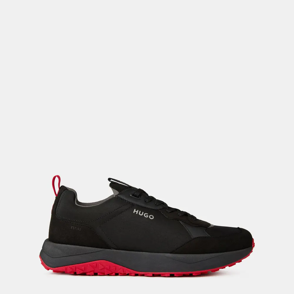 Hugo Men's Kane Runners in Black/Red 006 – Footwear