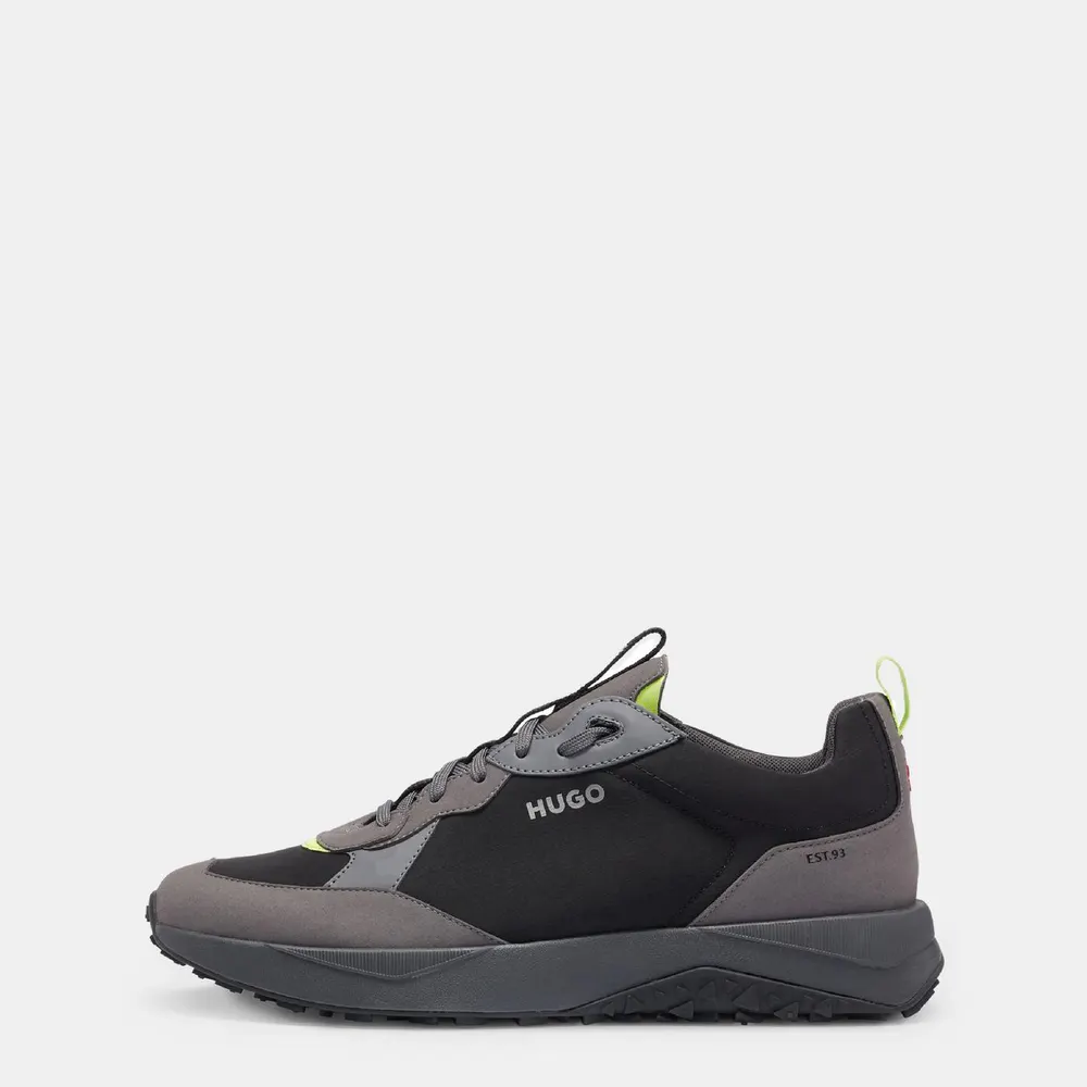 Hugo Men's Kane Runners in Black, additional product view 2