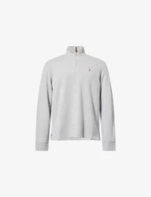 POLO RALPH LAUREN Estate funnel-neck regular-fit cotton-jersey sweatshirt