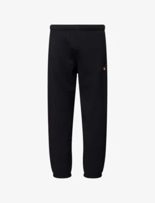 CARHARTT WIP Chase Embroidered-Logo Cotton-Blend Jersey Jogging Bottoms
