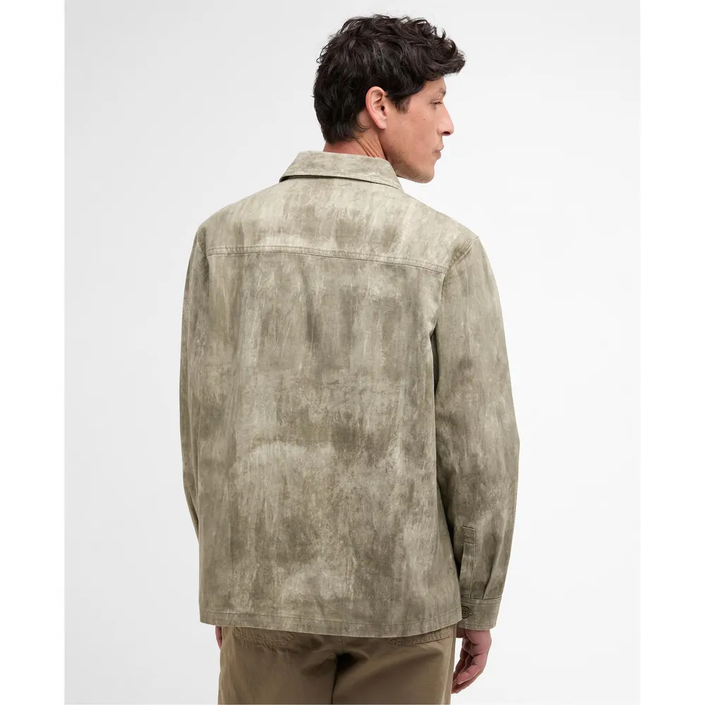 Barbour Mens Ross Printed Overshirt detail 3