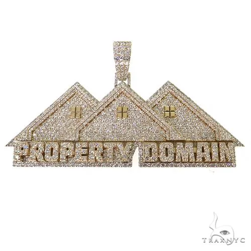 RINA - For Him CUSTOM CVD Custom Made Property Management Diamond Pendant 68358 in Rose Gold – Pendant