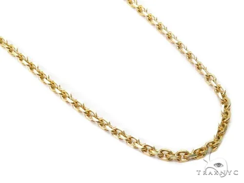 JALGAS - AMERICAS GOLD Mens 14k Solid Yellow Gold Cable Chain 16 Inches 1.5mm 46946 in Yellow – Chain