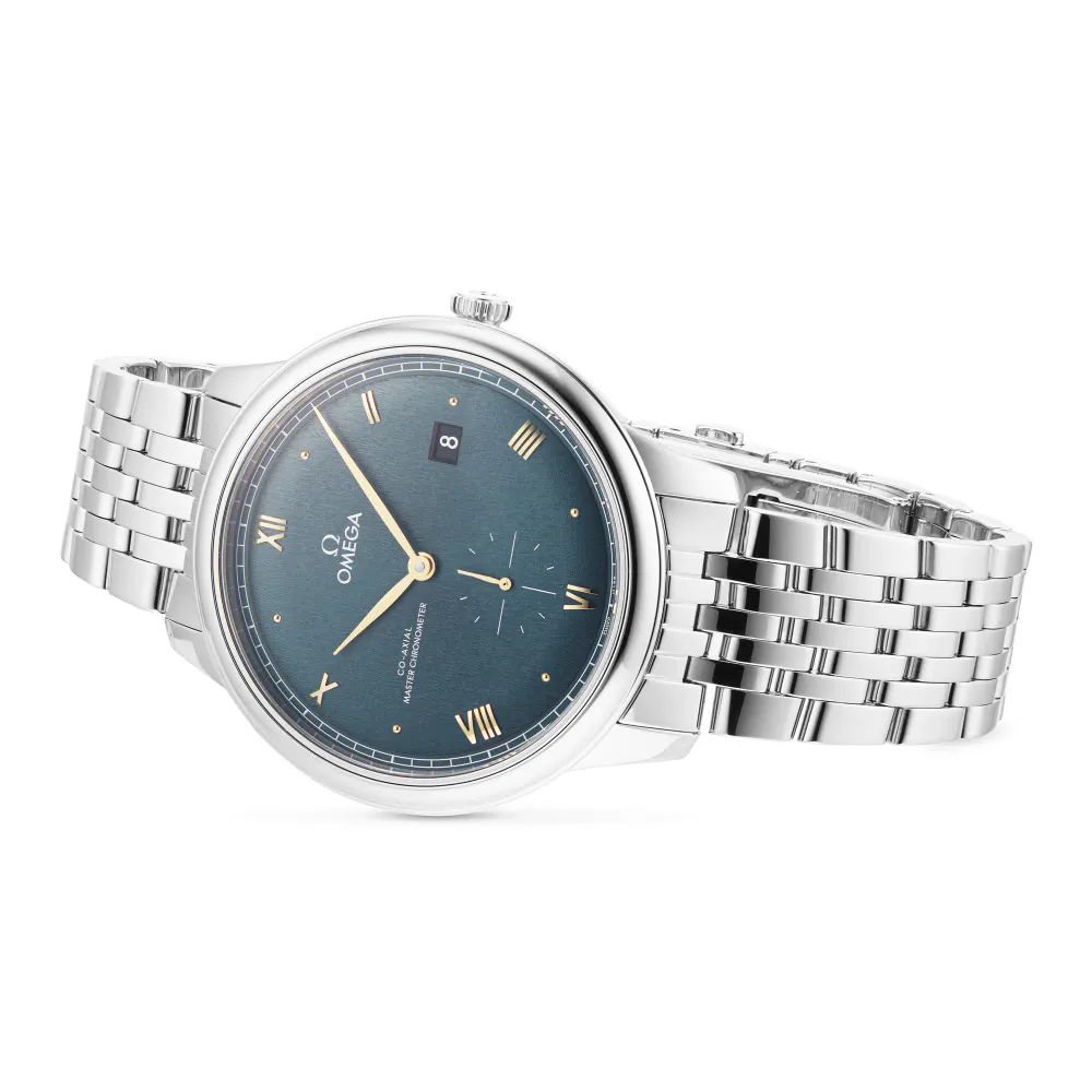 Omega De Ville Prestige Co-Axial Master Chronometer Small Seconds 41mm Mens Watch Green detail 2