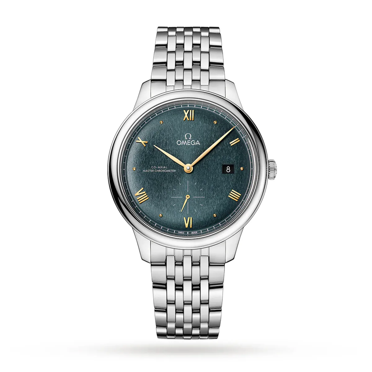 Omega De Ville Prestige Co-Axial Master Chronometer Small Seconds 41mm Mens Watch Green