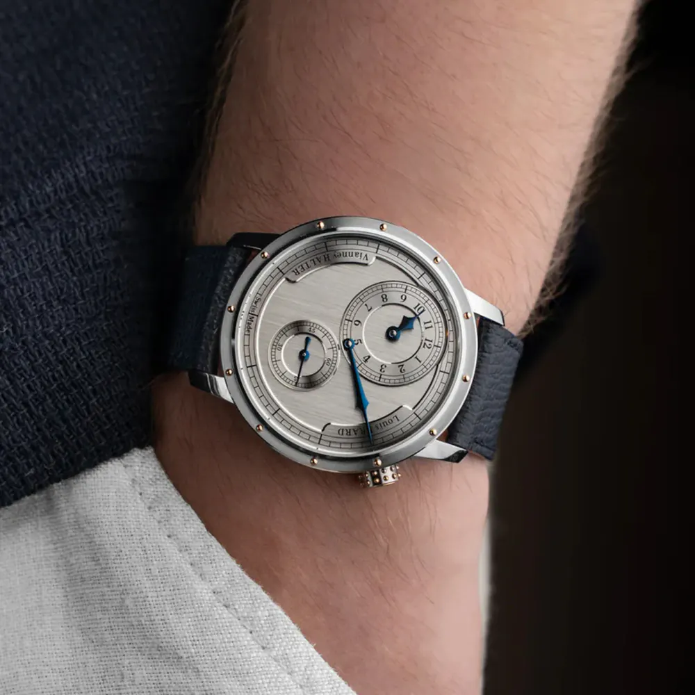 Louis Erard Le Régulateur Louis Erard X Vianney Halter II Worldwide Edition Limited Edition 43mm Mens Watch in Grey, additional product view 3
