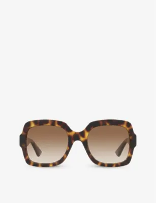 GUCCI GG1337S rectangle-frame acetate sunglasses