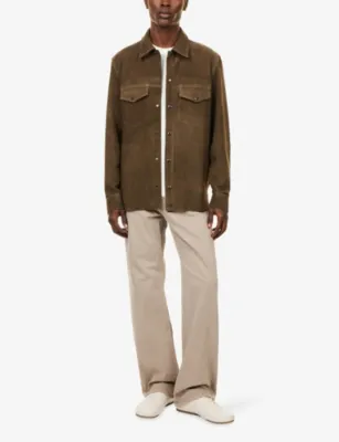SIMKHAI Michael Suede Utility Jacket detail 2
