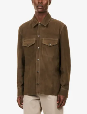 SIMKHAI Michael Suede Utility Jacket detail 3