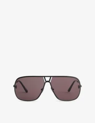TOM FORD Vincent Pilot-Frame Acetate Sunglasses