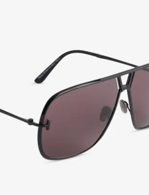 TOM FORD Vincent Pilot-Frame Acetate Sunglasses detail 2