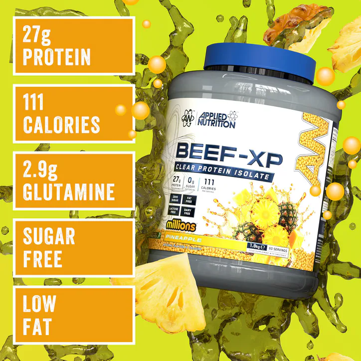 Applied Nutrition Beef XP Clear Protein Isolate Pineapple Millions 1.8kg detail 2