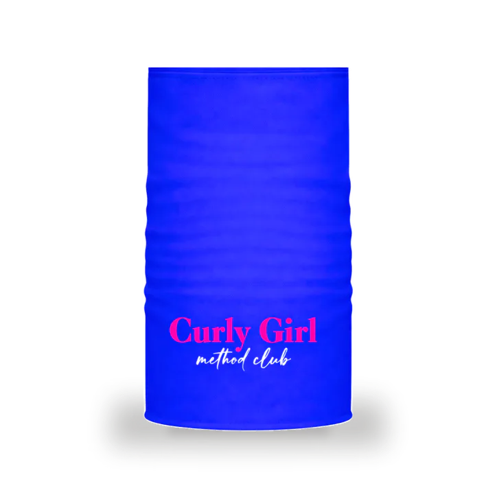 Curly Girl Method Club Buff for nighttime protection | Blue