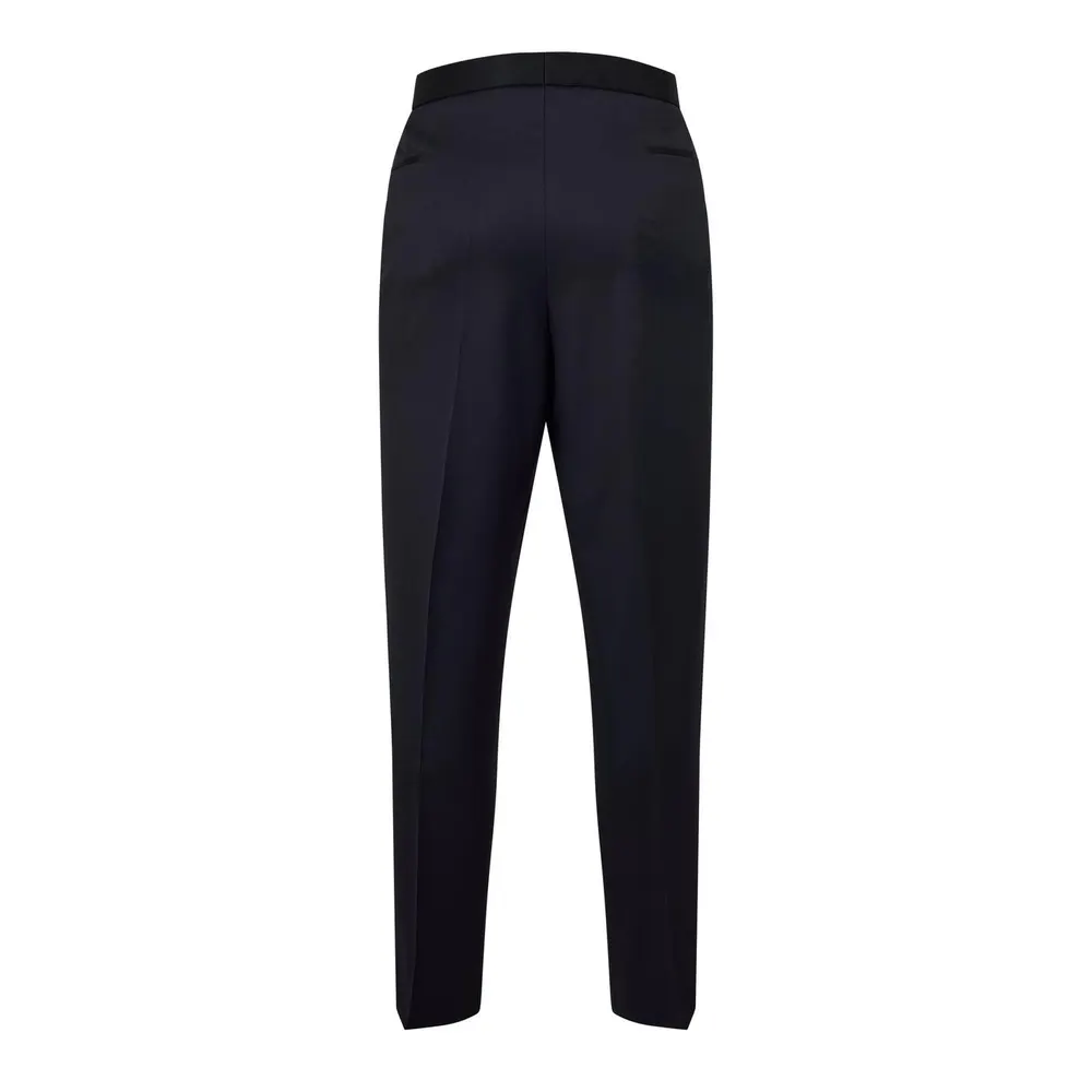 Boss Genius Tuxedo Trousers in Dark Blue, additional product view 2