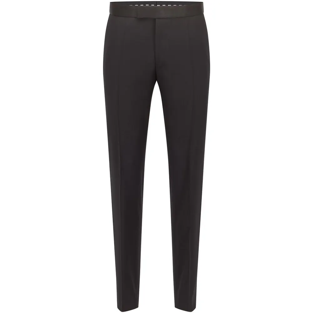 Boss Genius Tuxedo Trousers in Black 001 – Clothing