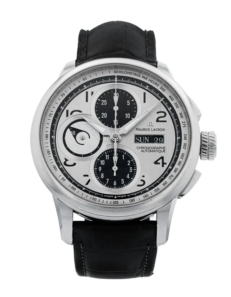 Maurice Lacroix Masterpiece MP6348-SS001-12E — 2002 — Excellent in Silver Arabic – Pre-owned watches