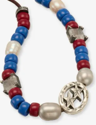 TWOJEYS Sunrise Beaded Superstar Sterling Silver-Plated Brass Bracelet detail 3