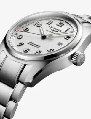 LONGINES L3.810.4.73.6 Longines Spirit Stainless-Steel Automatic Watch in STAINLESS STEEL, additional product view 2