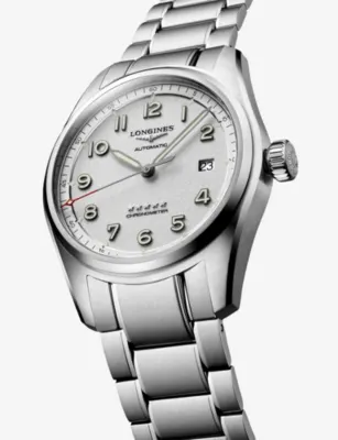 LONGINES L3.810.4.73.6 Longines Spirit Stainless-Steel Automatic Watch in STAINLESS STEEL, additional product view 3