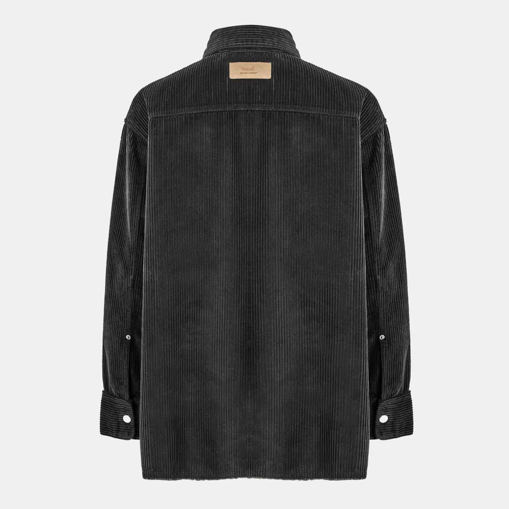 Ami Paris Men's Jumbo Cord Relaxed Fit Overshirt detail 2