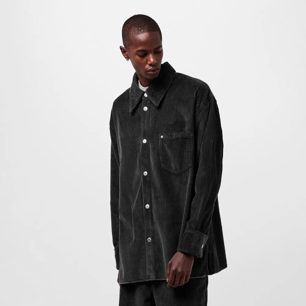 Ami Paris Men's Jumbo Cord Relaxed Fit Overshirt detail 3