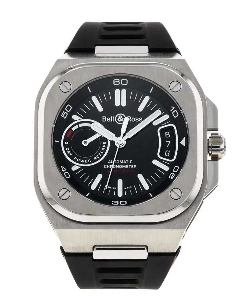 Bell and Ross BR-X5 BRX5R-BL-ST/SRB — 2025 — Excellent in Black Baton – Pre-owned watches