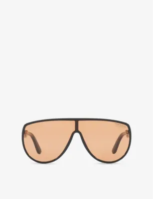 TOM FORD FT1182 Achilles Pilot-Frame Acetate Sunglasses