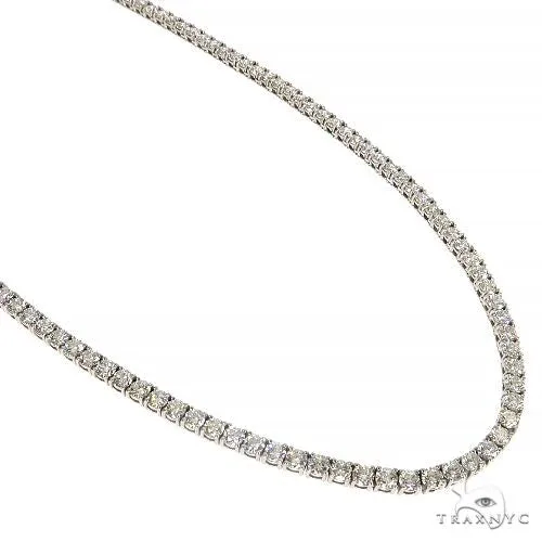RINA - For Him CUSTOM CVD 14K Gold Diamond Tennis Chain 68004 in Rose Gold – Chain