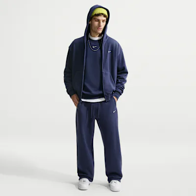 Nike Solo Fleece Men's Bungee Trousers - Midnight Navy/Sail