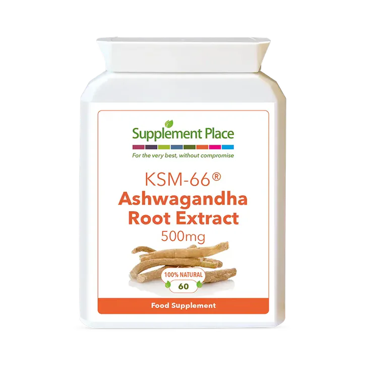 Supplement Place Ashwagandha Root Extract KSM-66 | 500mg | 60 Capsules