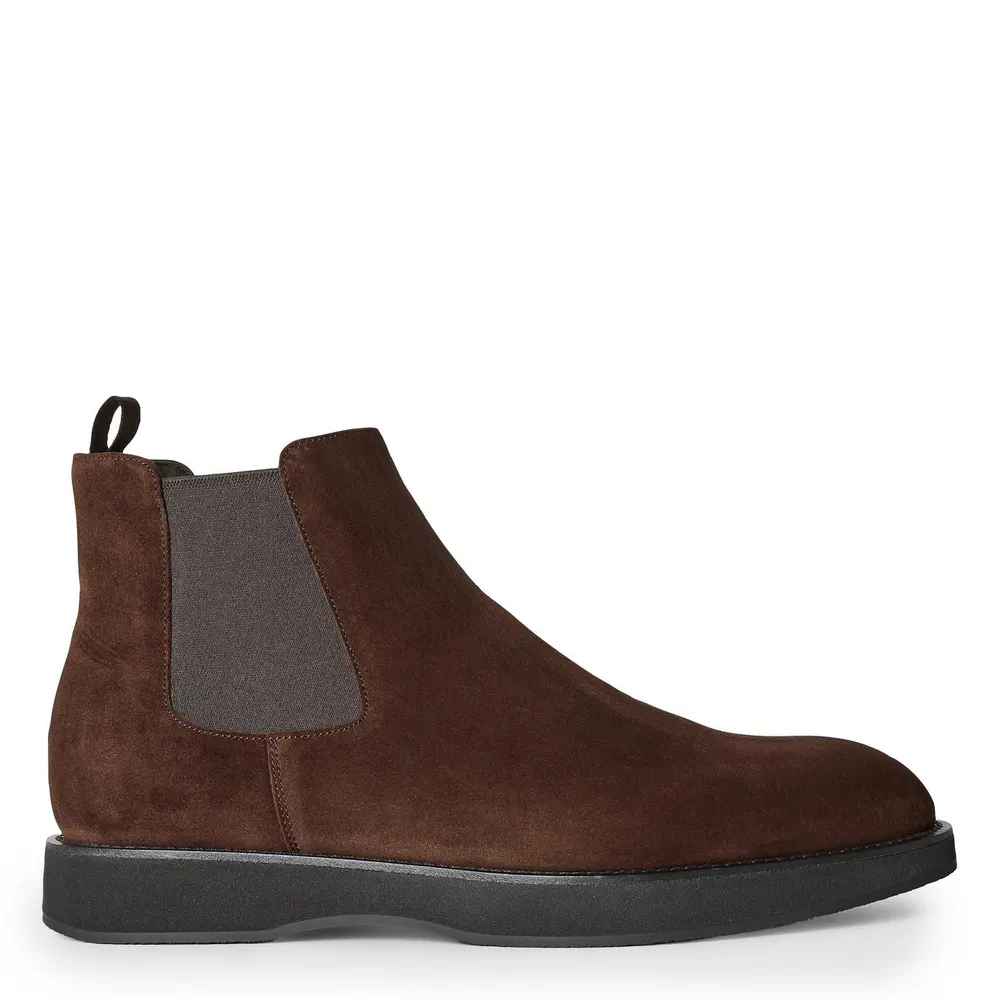 Prada Mens Suede Ankle Boots