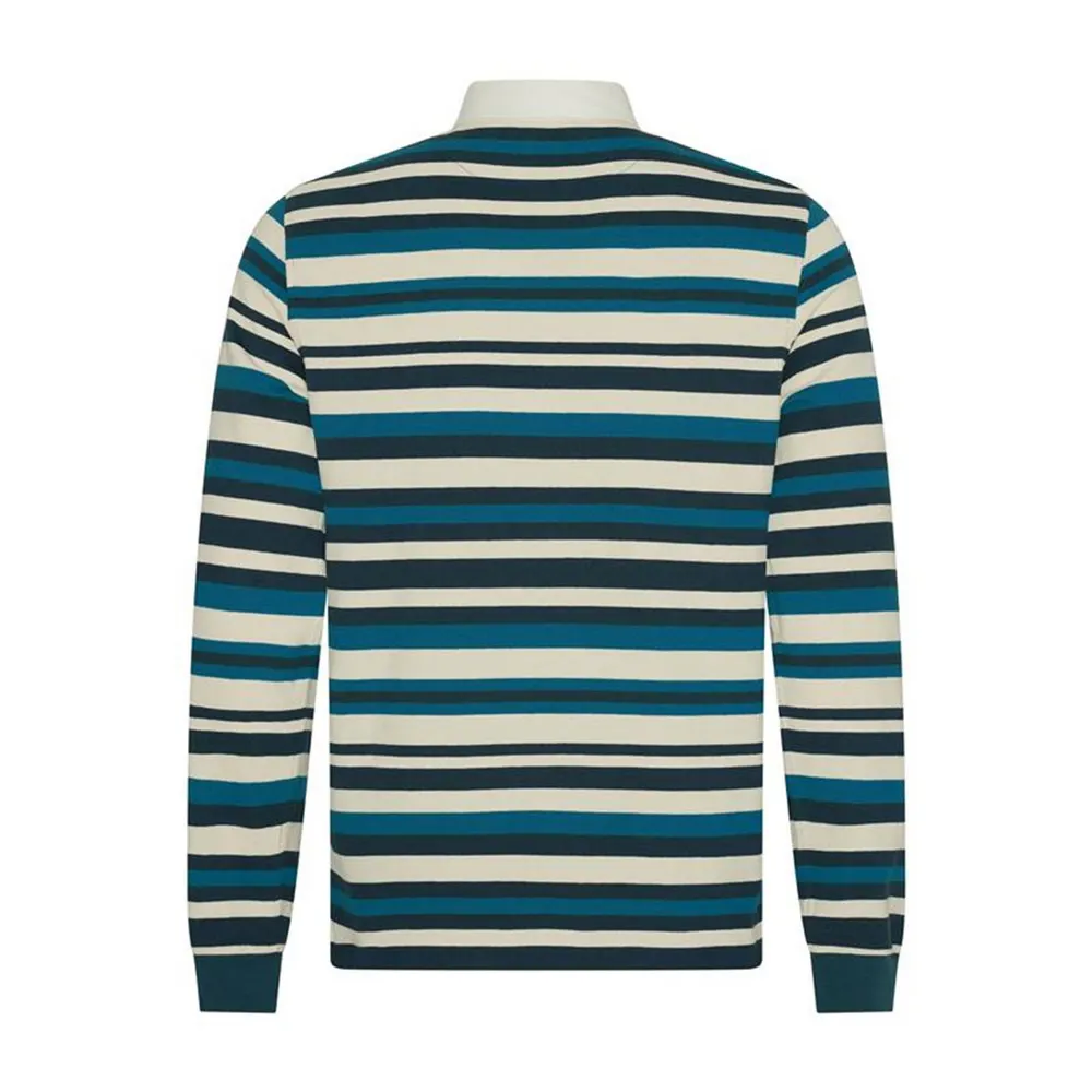 Gieves and Hawkes Men's Rugby Polo Shirt in Multi, additional product view 2