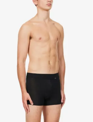 HANRO Logo stretch-jersey trunks detail 2