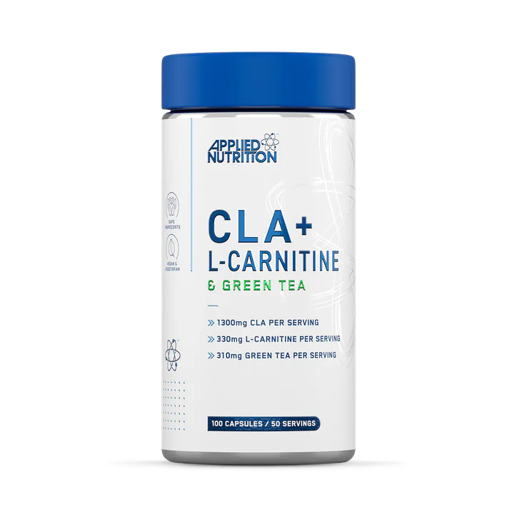 Applied Nutrition CLA L-Carnitine & Green Tea 100 Capsules