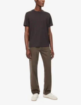 FRAME Relaxed Straight-Leg Cotton-Blend Jeans detail 2