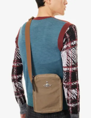VIVIENNE WESTWOOD Luke Canvas Cross-Body Bag detail 3