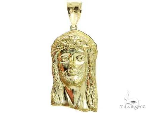 MARYAM - For Him FACTORY CONSCIOUS 10K Gold Small Jesus Pendant XXS 57121 in Rose – Pendant